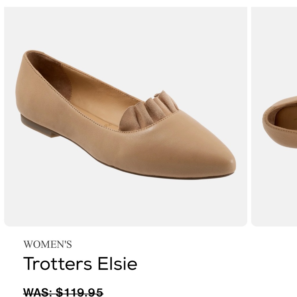 Trotters Elsie Women's Nude Flats